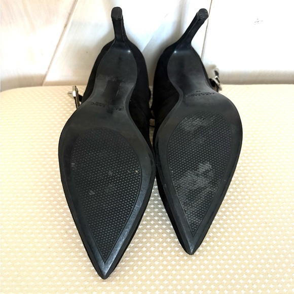 Zara Basic Black Strappy Heels - Picture 3 of 7